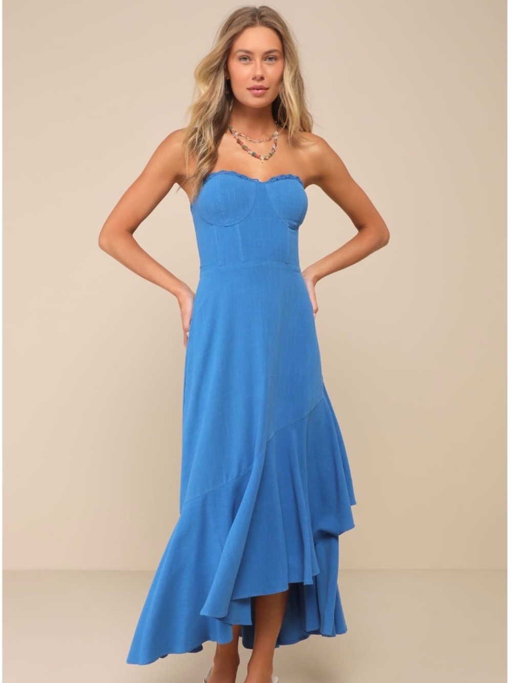 Blue dress